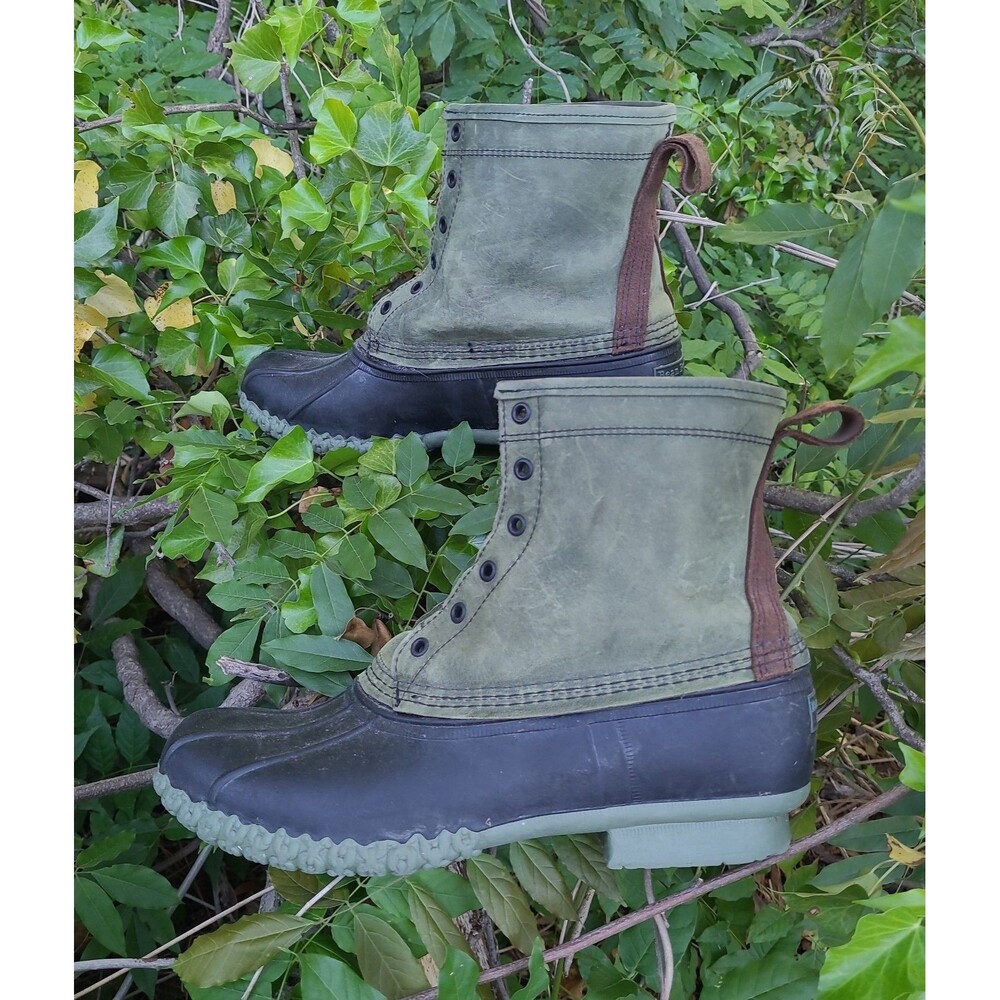 LL Bean Duck boots Sueded Leather